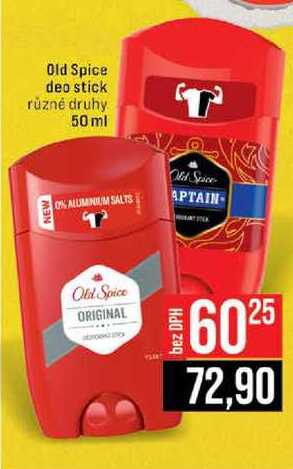 Old Spice deo stick různé druhy 50 ml JIP