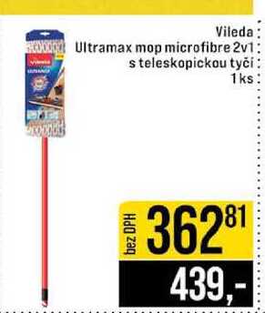Vileda Ultramax mop microfibre 2v1 s teleskopickou tyčí 1ks