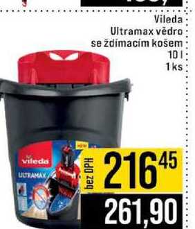 Vileda Ultramax vědro se ždímacím košem 10l 1ks JIP