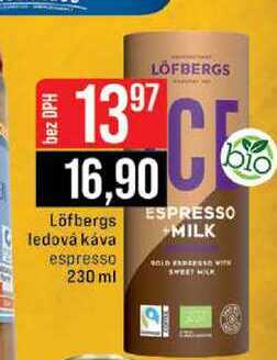 Löfbergs ledová káva espresso 230 ml