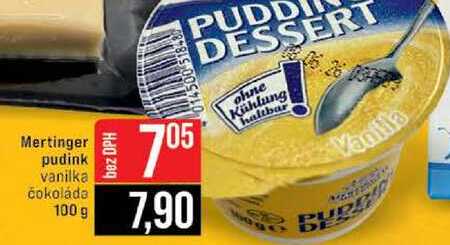 Mertinger pudink vanilka čokoláda 100 g 