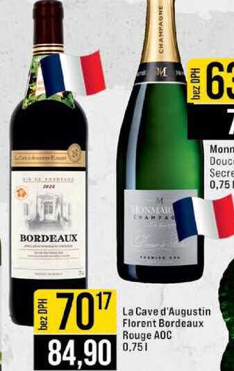 La Cave d'Augustin Florent Bordeaux Rouge AOC 0,75l