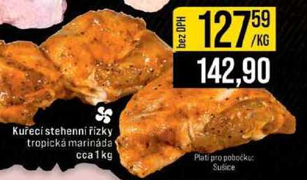 Kuřecí stehenní řízky tropická marináda cca 1kg