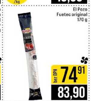 El Pozo Fuetec original 170 g