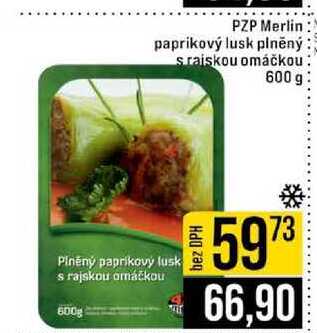 Plněný paprikový lusk s rajskou omáčkou 600g