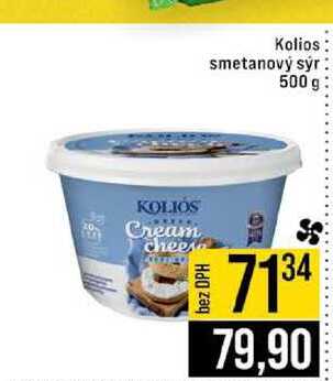 Kolios smetanový sýr 500 g