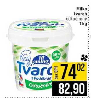 Milko tvaroh odtučněný 1 kg