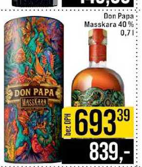 Don Papa Masskara 40% 0,7l
