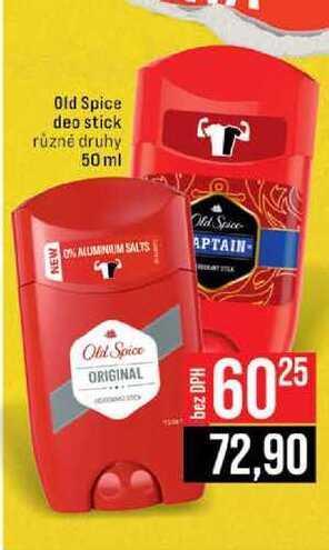 Old Spice deo stick různé druhy 50 ml JIP