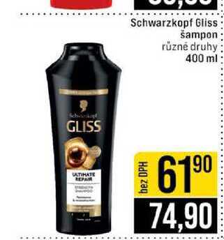 Schwarzkopf Gliss šampon různé druhy 400 ml JIP