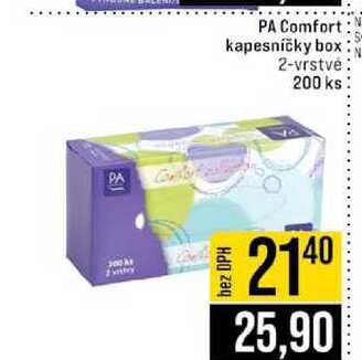 PA Comfort kapesníčky box 2-vrstve 200 ks JIP