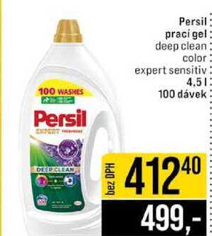 Persil prací gel deep clean- color expert sensitiv 4,5l 100 dávek JIP