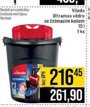 Vileda Ultramax vědro se ždímacím košem 10l 1ks JIP