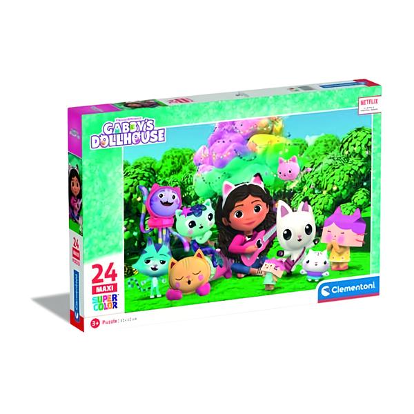 Clementoni Puzzle Gábinin kouzelný domek - Na zahradě maxi 24 dílků Košík.cz