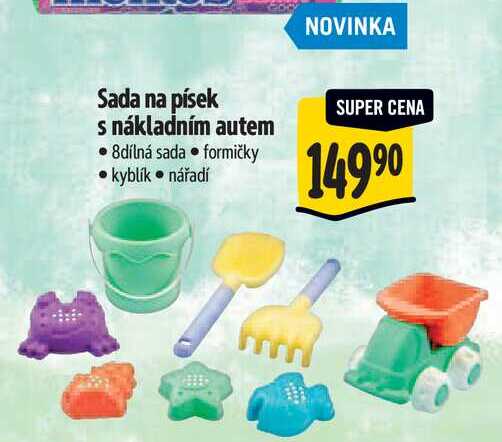 Sada na písek s nákladním autem Albert