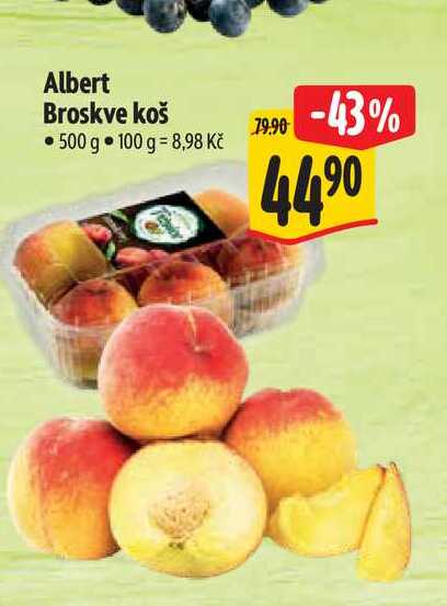 Albert Broskve koš 500 g