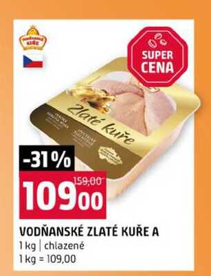VODŇANSKÉ ZLATÉ KUŘE A 1 kg chlazené