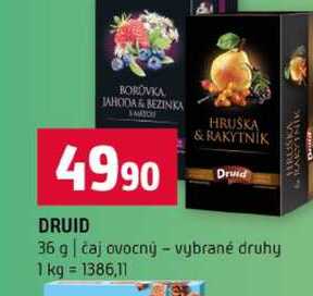 Druid 36 g čaj ovocný vybrané druhy