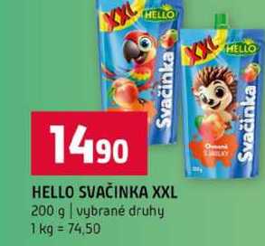 HELLO SVAČINKA XXL 200 g vybrané druhy Terno