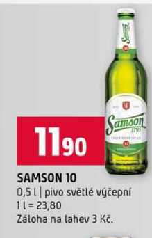 Samson 0,5l pivo světlé výčepní