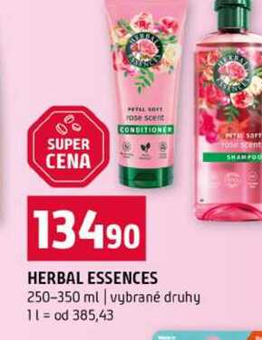 HERBAL ESSENCES 250-350 ml vybrané druhy