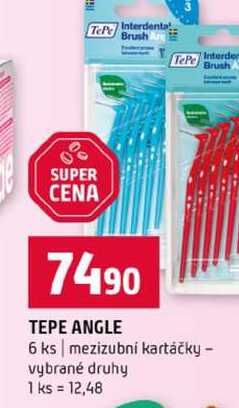 TEPE ANGLE 6 ks mezizubní kartáčky vybrané druhy