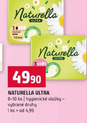NATURELLA ULTRA ULTRA 8-10 ks hygienické vložky vybrané druhy