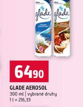 GLADE AEROSOL 300 ml vybrané druhy Terno