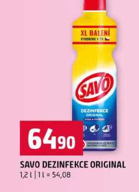 SAVO DEZINFEKCE ORIGINAL 1,2l Terno