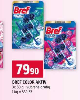 BREF COLOR AKTIV 3x 50 g vybrané druhy 