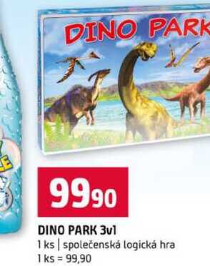 DINO PARK 3v1 1 ks společenská logická hra
