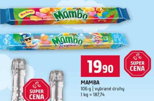 MAMBA 106 g vybrané druhy