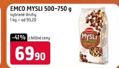 EMCO MYSLI 500-750 g vybrané druhy