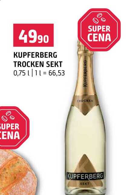 KUPFERBERG TROCKEN SEKT 0,75l