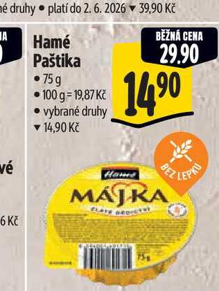   Hamé Paštika  75 g