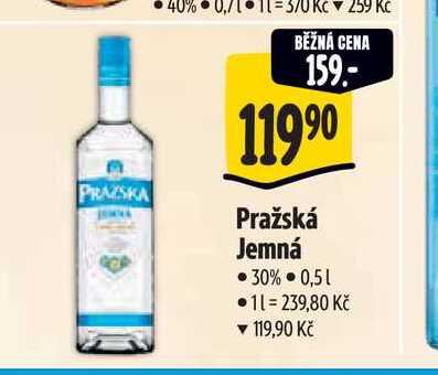 Pražská Jemná 30% 0,5 l