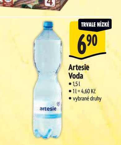 Artesie Voda 1,5 l