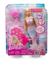BARBIE BUBBLETASTIC MOŘSKÁ PANNA S BUBLINKOVOU PLOUTVÍ Bambule