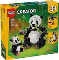 DIVOKÁ ZVÍŘATA: PANDÍ RODINKA LEGO CREATOR 3 V 1