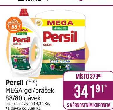 Persil gel/prášek 88/80 dávek Teta drogerie