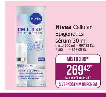Nivea Cellular Epigenetics sérum 30 ml Teta drogerie