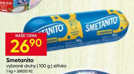 Smetanito ANITO vybrané druhy 100 g střívko