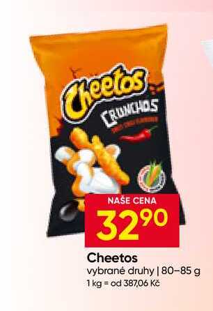 Cheetos vybrané druhy 80-85 g