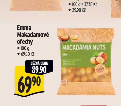 Emma Makadamové ořechy 100 g