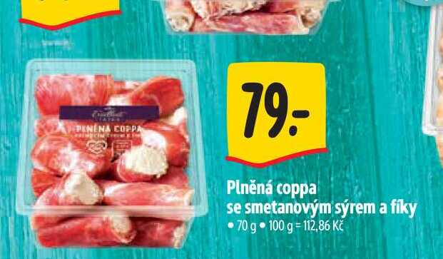 Plněná coppa se smetanovým sýrem a fíky 70 g