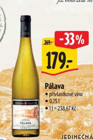 Pálava 0,75 l