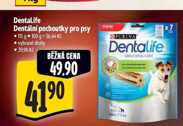 DentaLife Dentální pochoutky pro psy 115 g