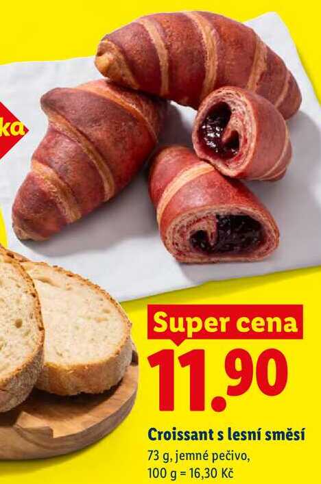 Croissant s lesní směsí, 73 g