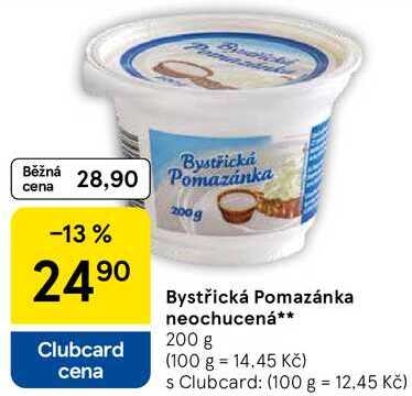 Bystřická Pomazánka neochucená, 200 g