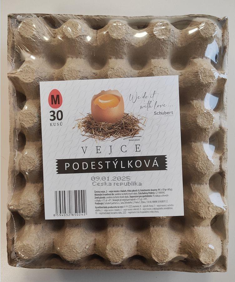 Čerstvá vejce M, 30 KS